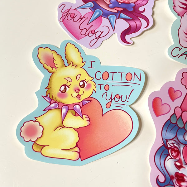 Pastel Pals Valentine's Stickers ♡