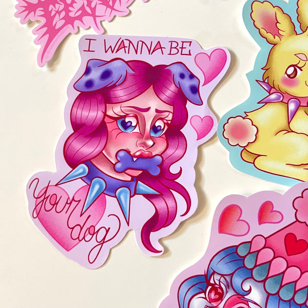Pastel Pals Valentine's Stickers ♡