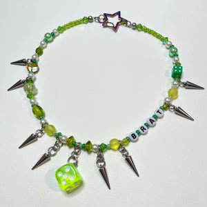 MONSTER BRAT spiky necklace