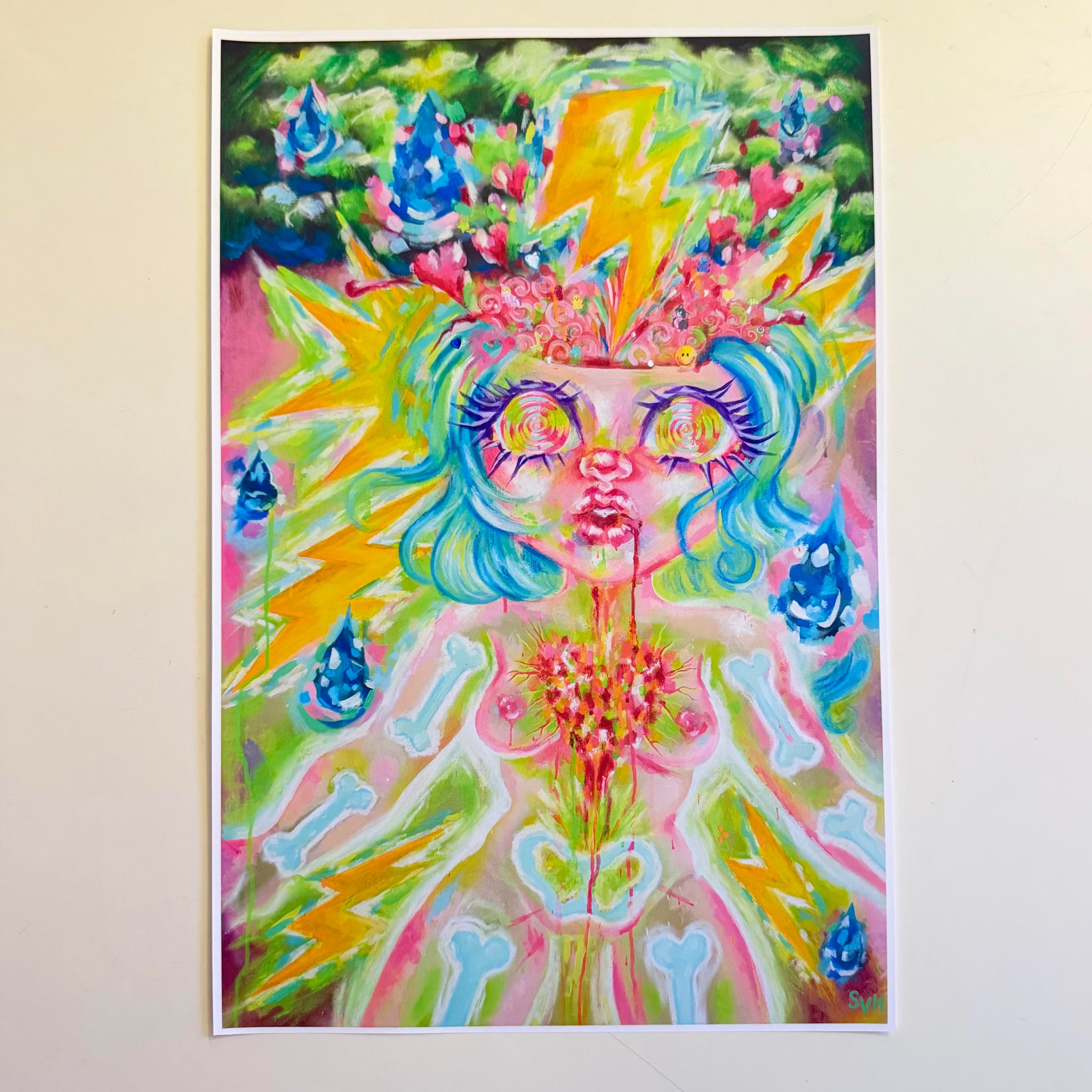 Brain Zaps! fine art print – Sammy Van Higgins