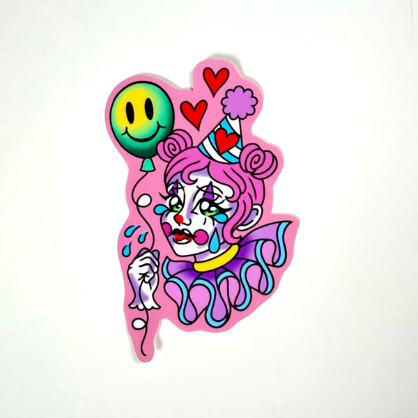 Spring Clown Sticker Pack ♡ 1 for 4, 4 for 10!